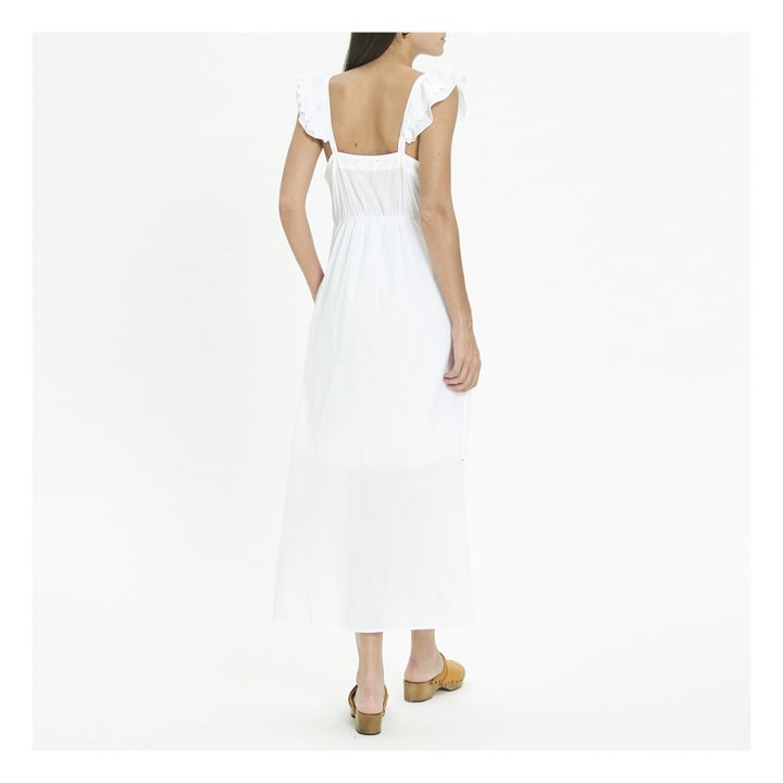 Kleid Leila Baumwollpopeline | Weiß- Produktbild Nr. 2