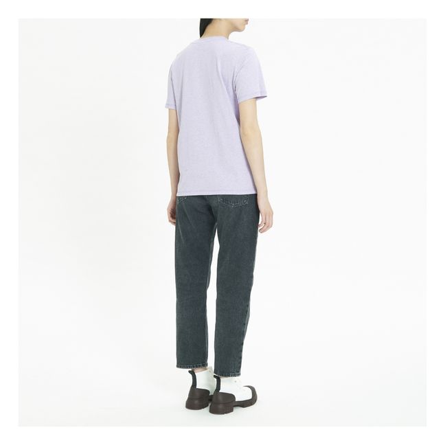 Thin Relaxed Organic Cotton T-Shirt | Lilac