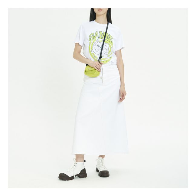 Camiseta Bunny Relaxed Basic de algodón orgánico | Blanco