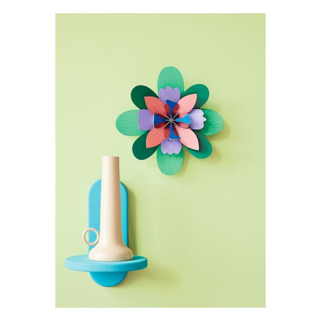 Décoration murale Fleur Pistache sorbet