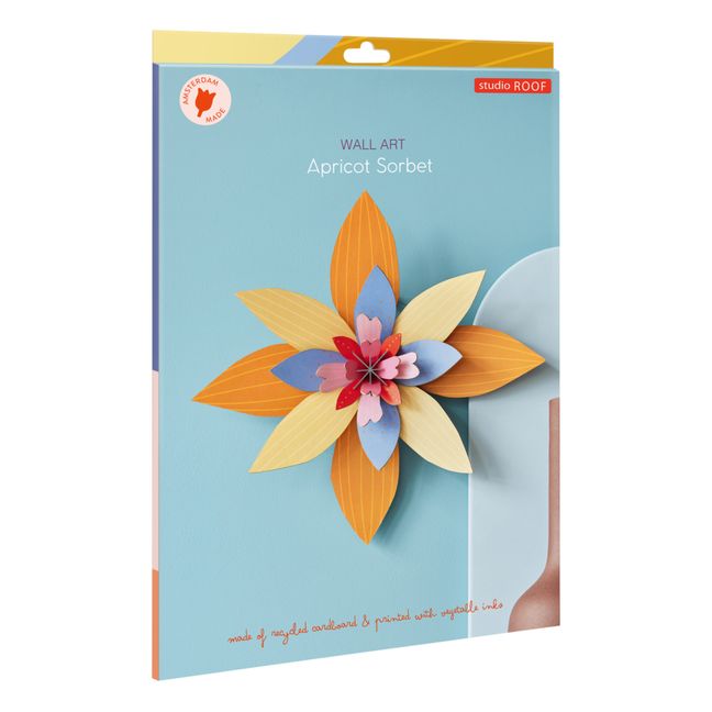 Sorbet Apricot Flower wall decoration