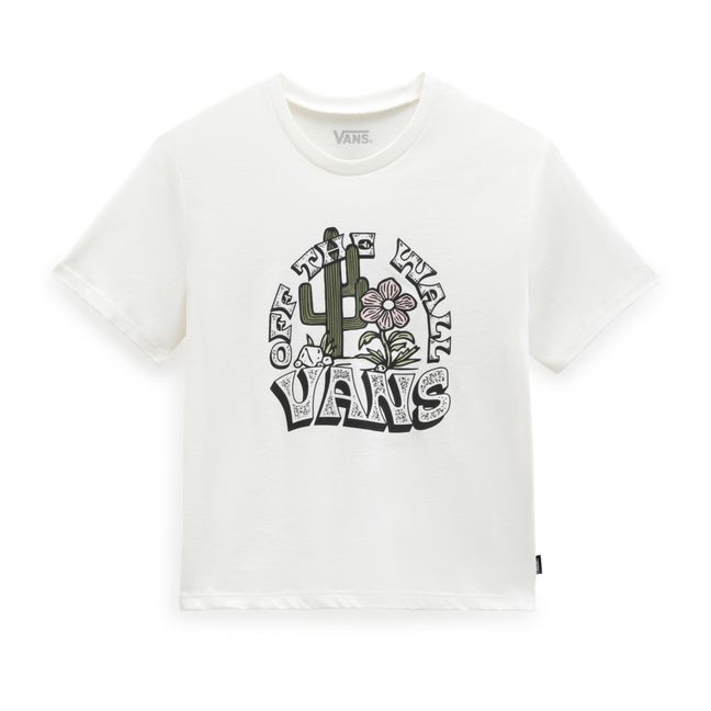 Cactus Outdoor T-shirt  | Bianco