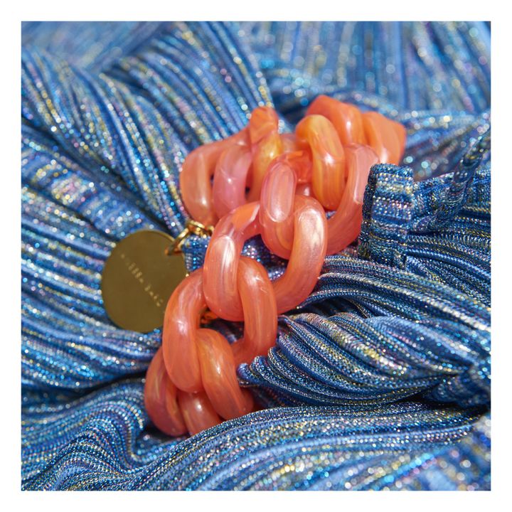 Halskette Flat Chain Campari | Orange- Produktbild Nr. 2