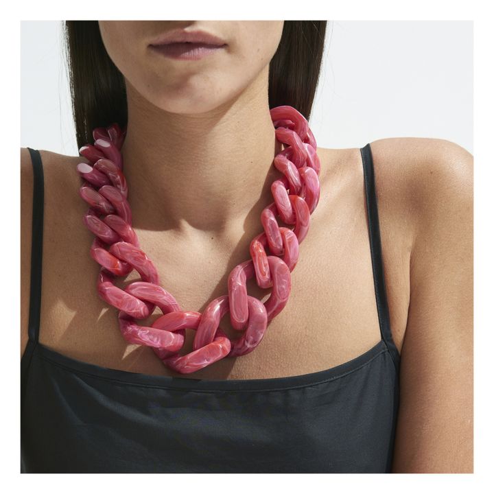 Great Marble Necklace | Rosa- Produktbild Nr. 1