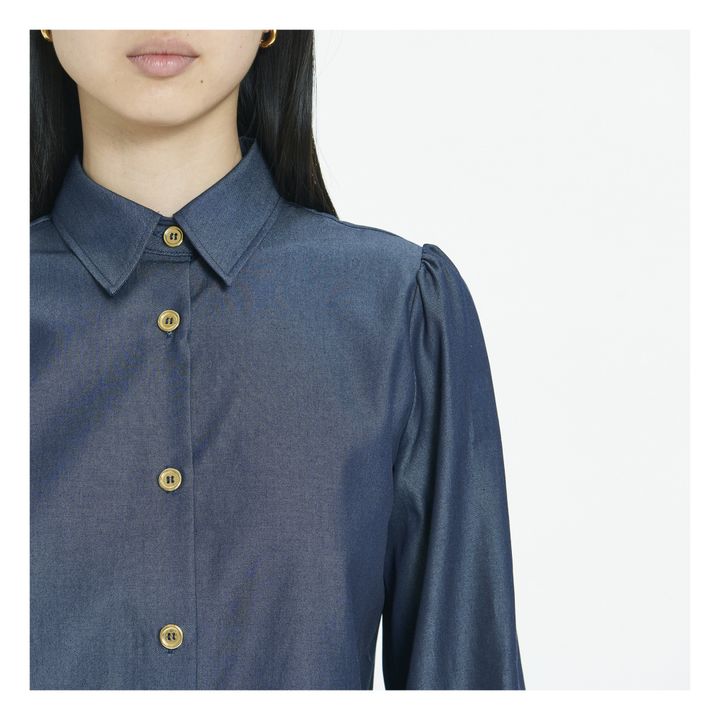 Camisa Donna | Azul índigo- Imagen del producto n°3