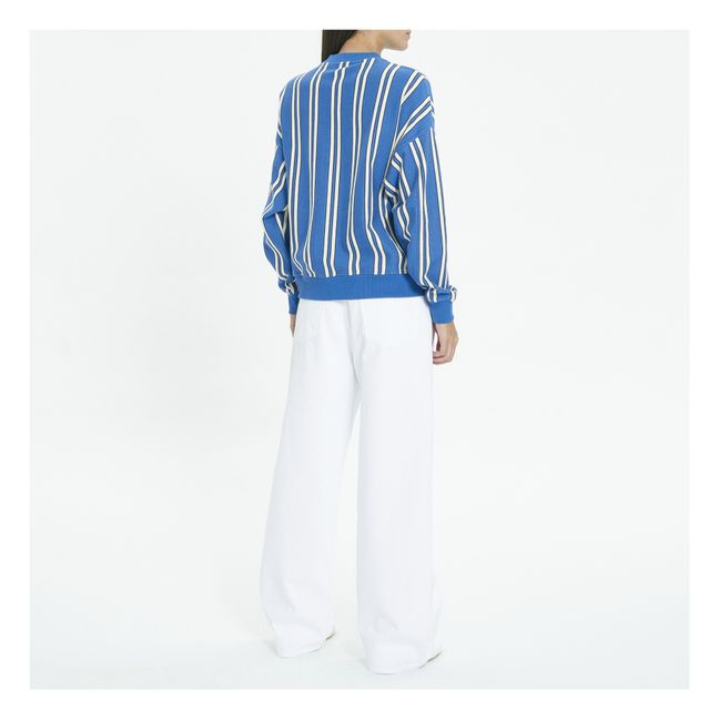 Sunny Striped Sweater | Azul índigo