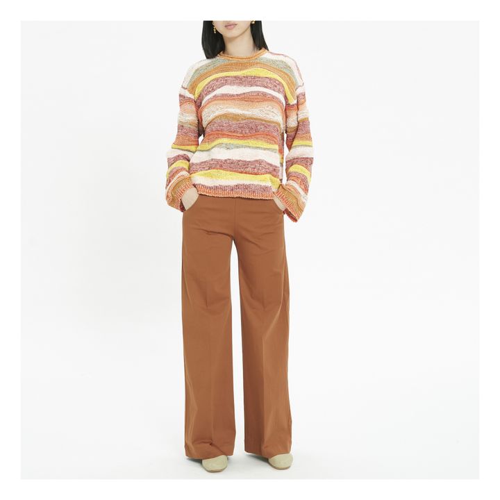 Francie sweater | Orange Rouille- Immagine del prodotto n°1