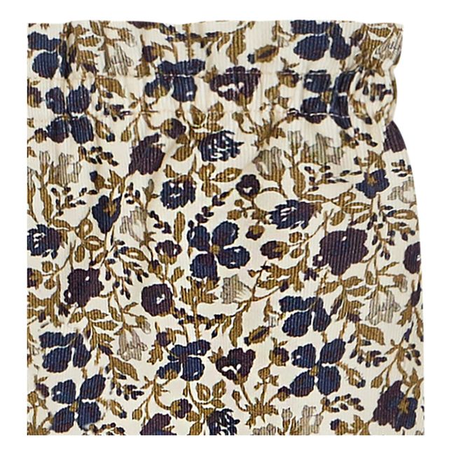 Sarouel Velours Milleraies Fleuri Tweety | Beige