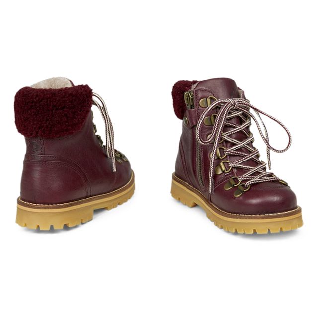 Boots Fourrées Shearling Winter | Prune