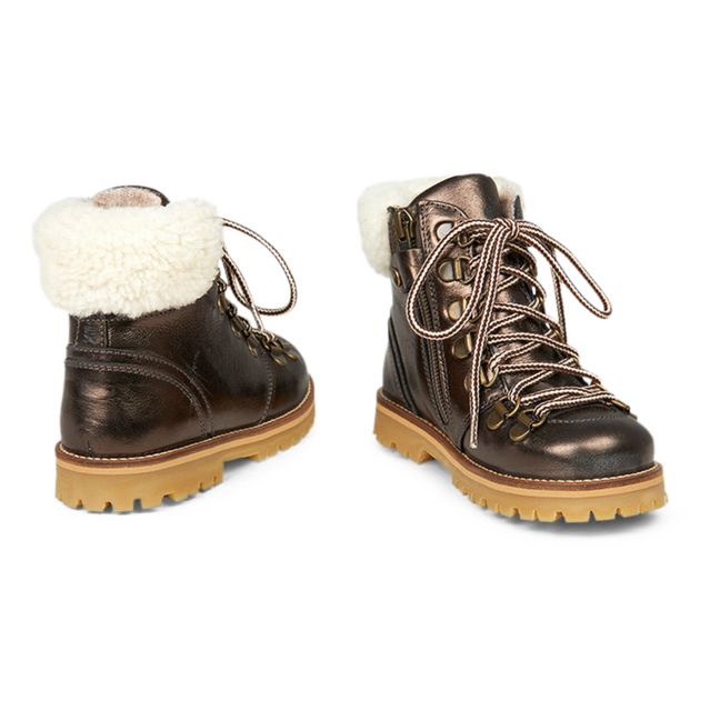 Winter Shearling-Lined Boots | Black