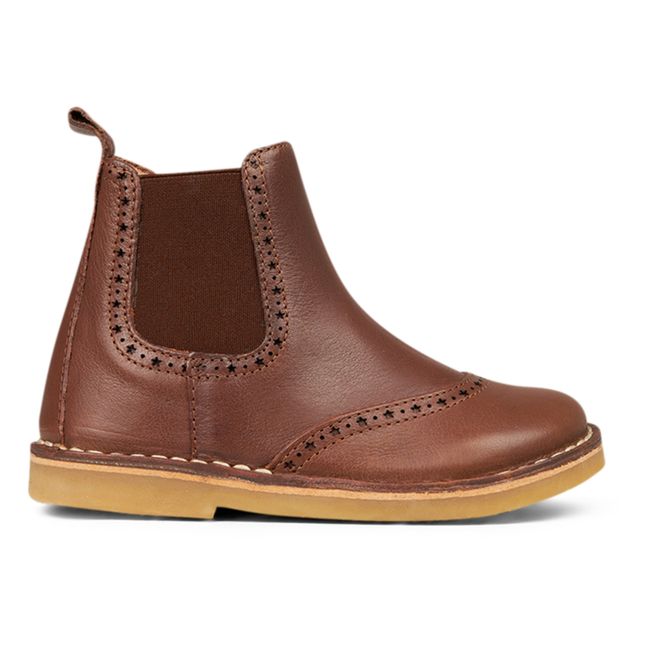 Bottines Zip Ankle Stars | Marron