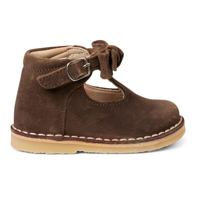 Babies T-Bar Bow | Marron