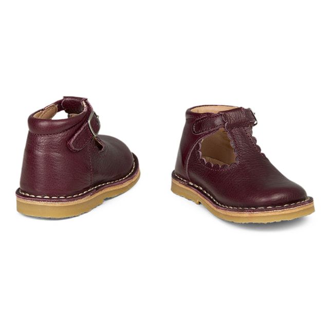 Babies T-Bar Scallop | Prune