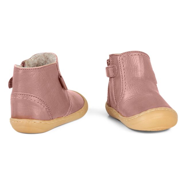 Toasty Fur-Lined Boots | Dusty Pink