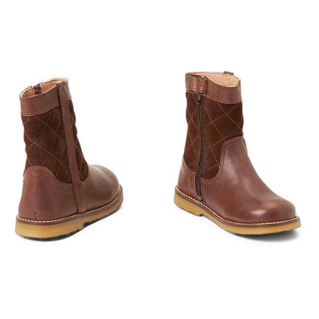 Lorride Zip-Up Boots  | Brown