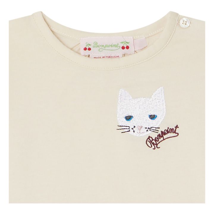 Tahsina Cat T-Shirt | Mastic- Product image n°1