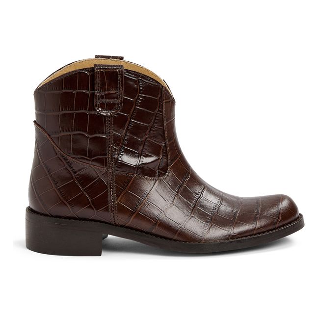 Santiags Cuir | Chocolat
