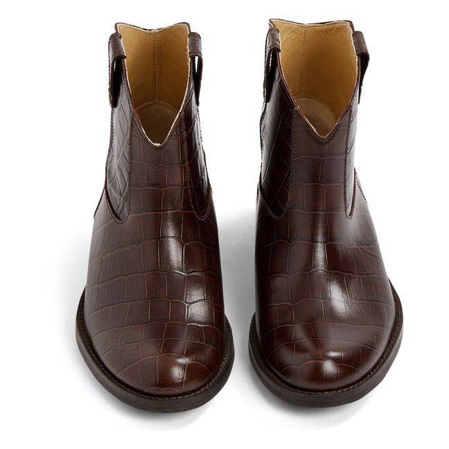 Santiags Cuir | Chocolat