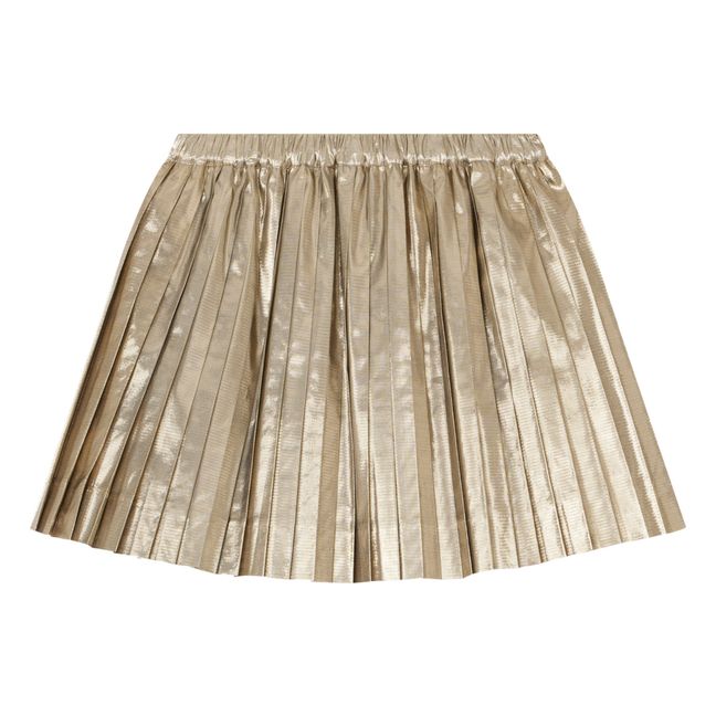 Gonna in Lamé Beryl- Collezione Cerimonia  | Dorato