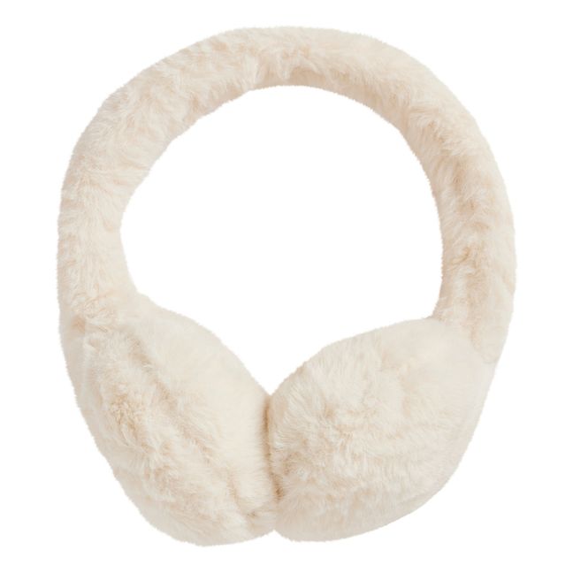 Cache Oreilles Façon Fourrure Doline - Capsule Ski  | Ecru