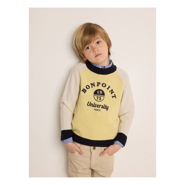 Maglione in lana Damian | Giallo chiaro