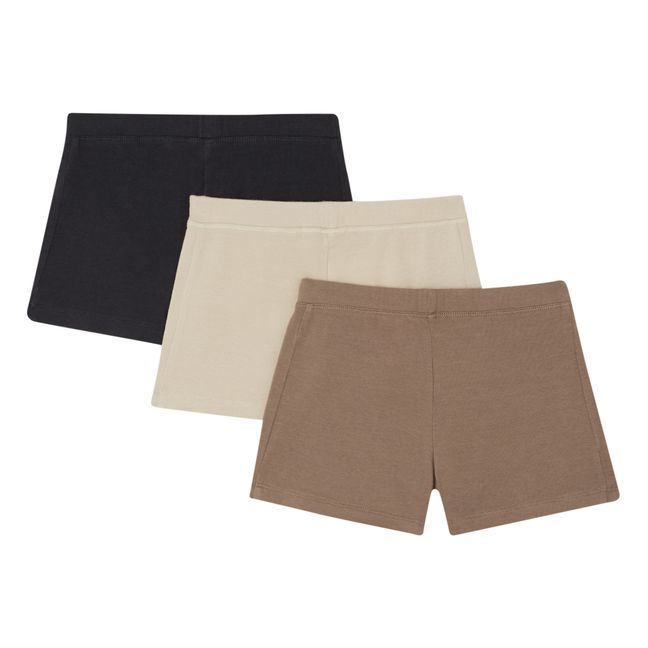 Set of 3 Acal Underpants | Taupe brown