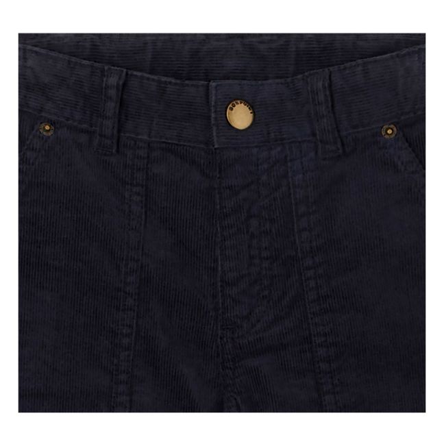 Pantaloni a coste Malone | Blu marino