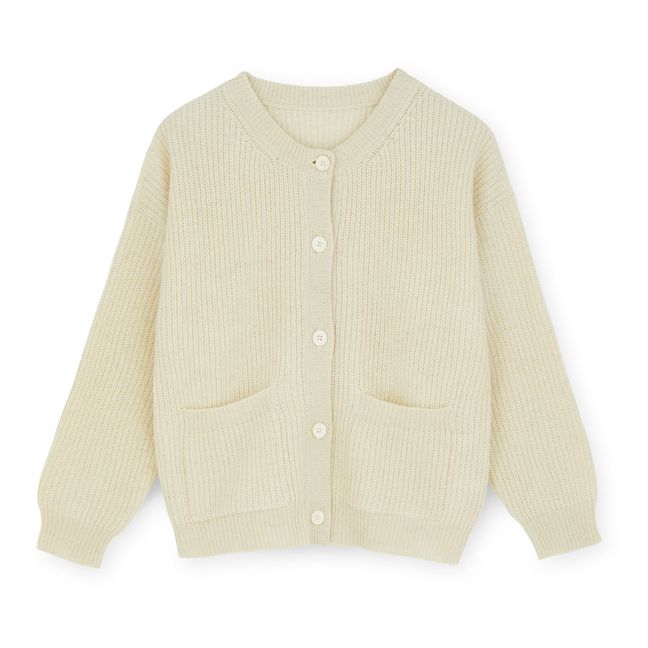 Sartuul Woollen Bine Cardigan | Ecru