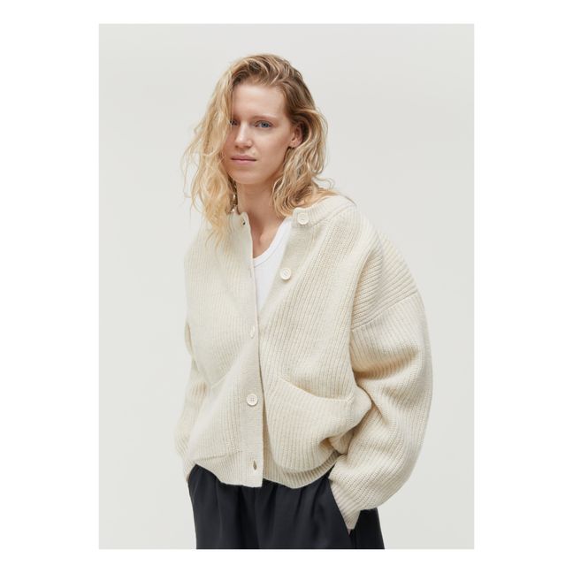 Cardigan Bine Laine Sartuul | Ecru