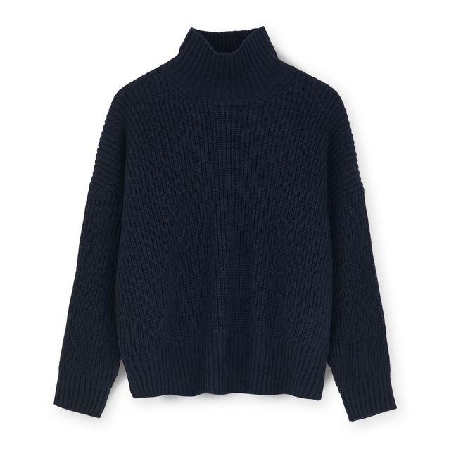 Hera Wool Sartuul Sweater | Midnight blue