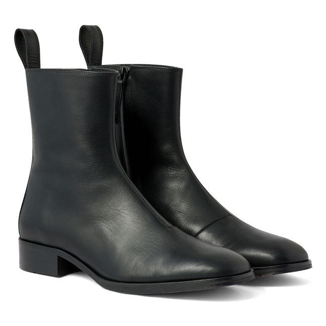 Boots West Cuir | Nero