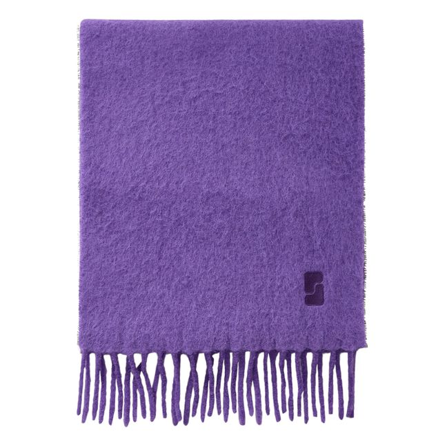 Soft Mohair scarf | Purple