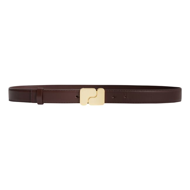 Ninon Leather Belt | Plum
