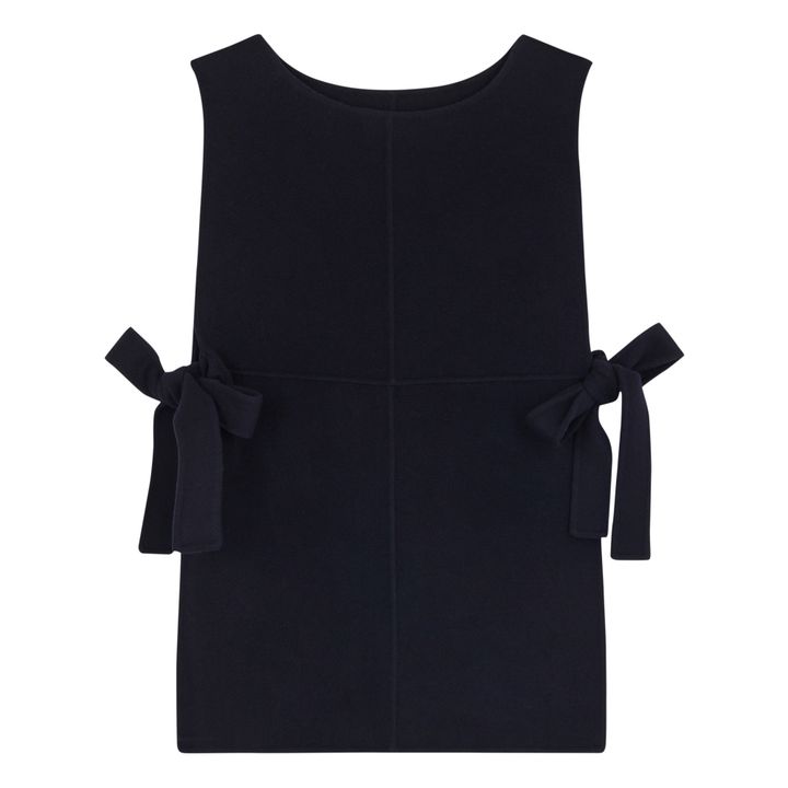 Jersey sin mangas de lana Vertue | Azul Marino- Imagen del producto n°0
