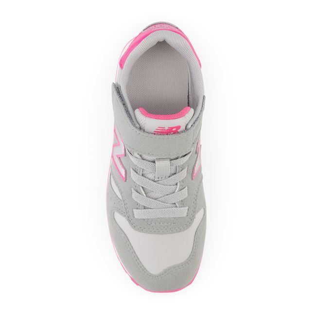 Sneaker mit Klettverschluss und elastischen Schnürsenkeln 373 | Rosa