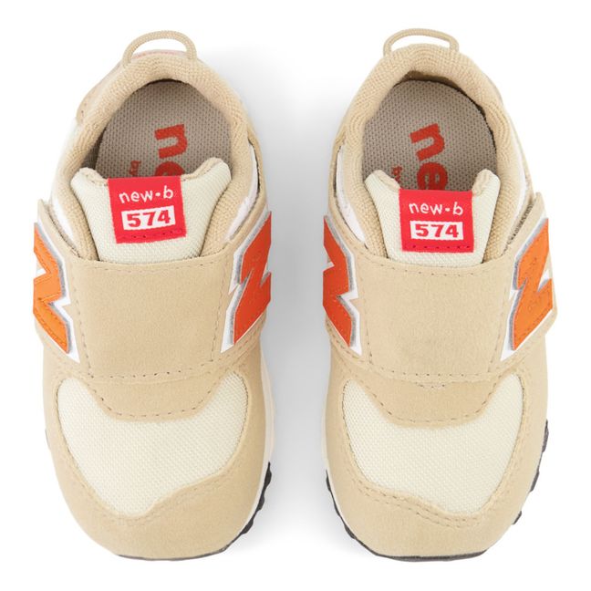 Sneakers mit Klettverschluss 574 Baby | Beige