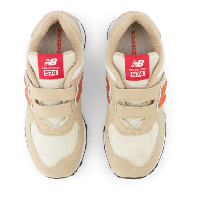 574 Velcro Sneakers | Beige