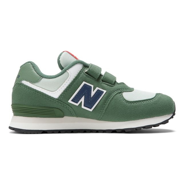 574 Velcro Sneakers | Dark green