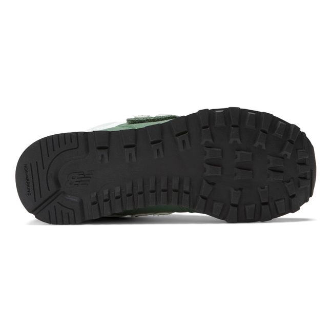 Scarpe da ginnastica, con strap, modello: 574 | Verde scuro