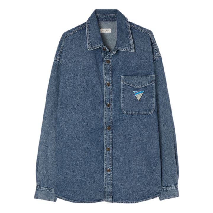 Camicia da lavoro in denim Astury | Vintage blue denim- Immagine del prodotto n°0