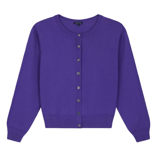 Tita Woollen Vest | Purple