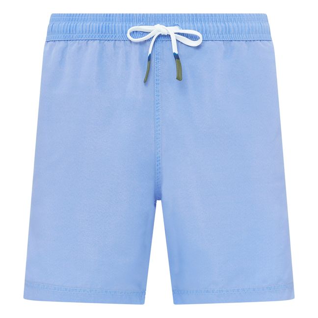 Men's Stonewashed Swim Shorts | Azul Claro