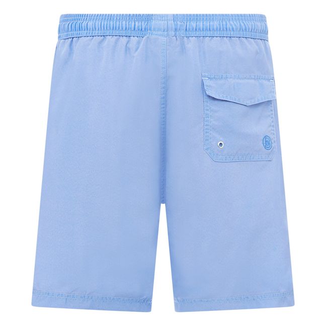 Men's Stonewashed Swim Shorts | Azul Claro