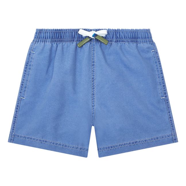 Short De Bain Garçon Délavé | Bleu jean