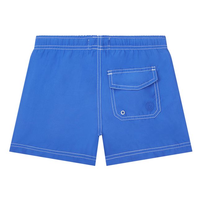 Boy's Recycled Polyester Swim Shorts | Indigo blue