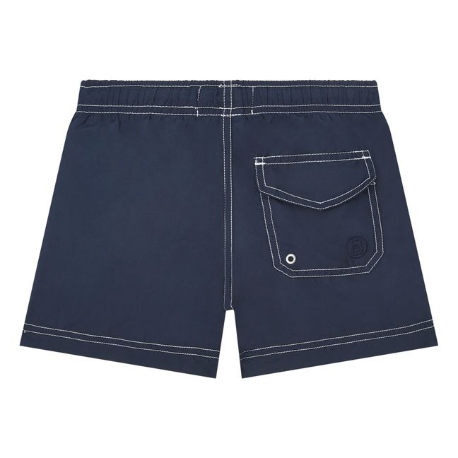 Boy's Recycled Polyester Swim Shorts | Navy blue