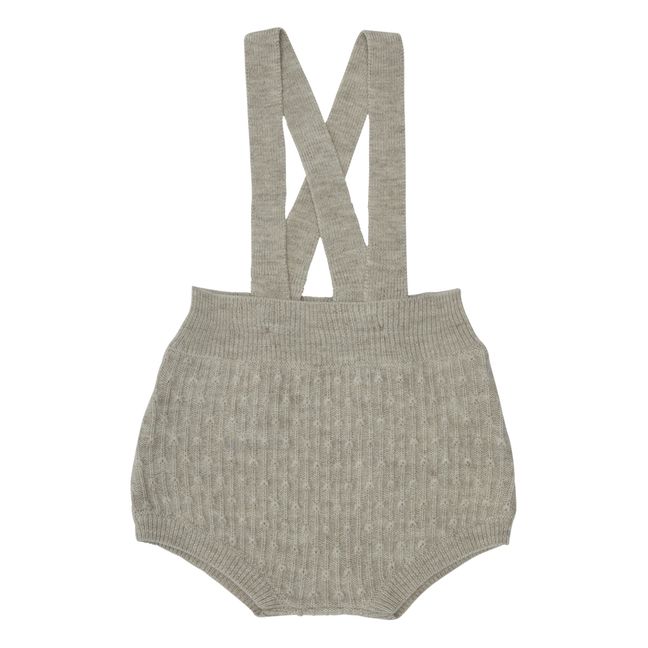 Bloomer à Bretelles Laine Merinos | Beige