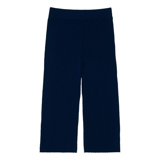 Pantaloni in Lana Merino | Blu reale