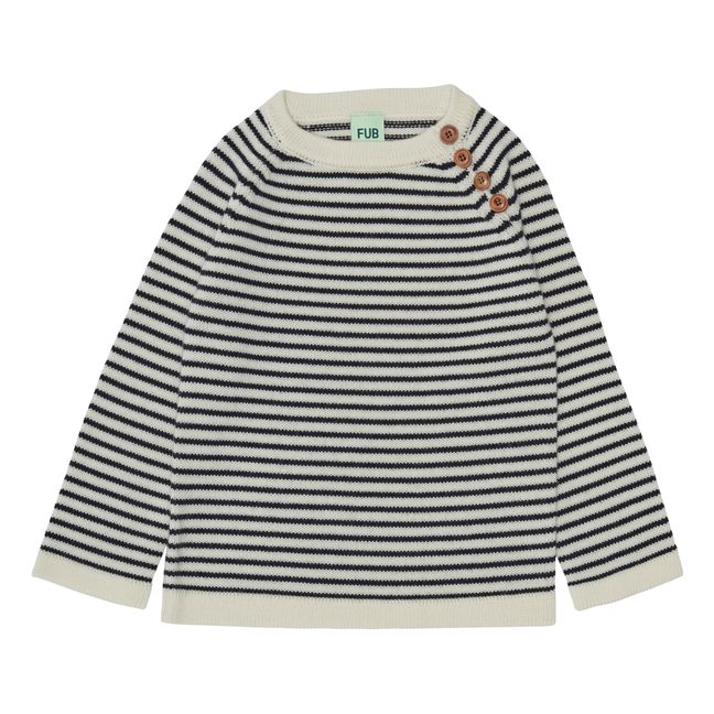 Merino Wool Sailor Sweater | Ecru