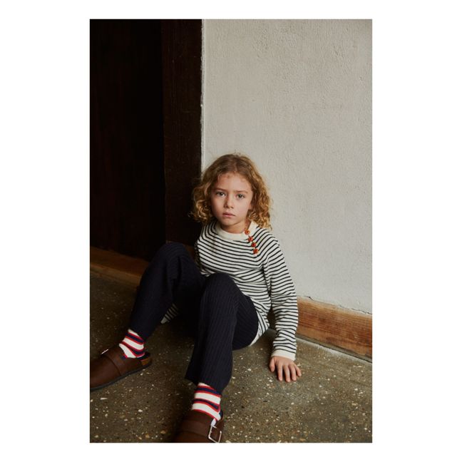 Merino Wool Sailor Sweater | Ecru